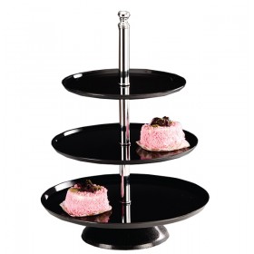 Поликарбонатна стойка "Черна" - 3 етажа